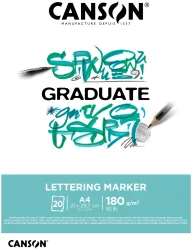 Canson Lettering Marker Block A4 180g