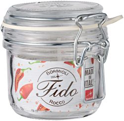 Bormioli Rocco Bügelverschlussglas Fido Terrina; 200 ml, 8.3x8.2 cm (ØxH); transparent; rund; 6 Stück / Pack