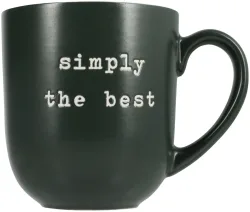 Mug simply the best grün