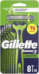 Gillette Einweg Rasierer Sensor3 Sensitive 8er SRP