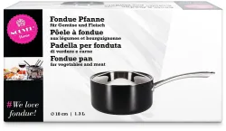 Nouvel Fondue Pfanne für Gemüse und Fleisch 18cm, 1.3Liter