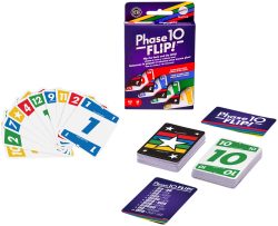 Mattel Games - Phase 10 Flip, Multicolor