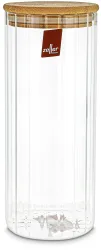 Zeller Vorratsglas mit Rillen 1100ml