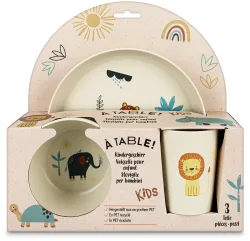 À Table! Frühstücksset Zoo 3-teilig