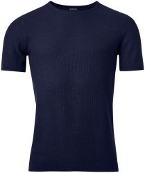 Sergio T-Shirt gestrickt dunkelblau S