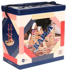 Kapla-Baukasten 120 Stück rot rosa & dunkelblau 2+ Jahre