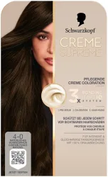 Schwarzkopf Creme Supreme Coloration 4-0 Natürliches Dunkelbraun