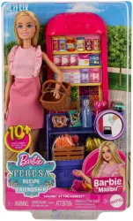 Barbie - Malibu Marktstand Spielset, One Size