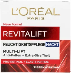 L'Oréal Paris RevitaLift Feuchtigkeitsspendende Nacht-Creme Multi-Lift
