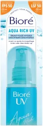 Bioré Aqua Rich UV Unsichtbares Gesichtsspray LSF 50 60ml