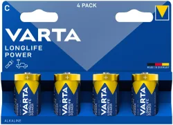 Varta Batterien Longlife Power C/Lr14 4 Stück