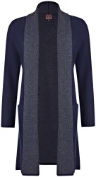 Cashmere Mantel navy L