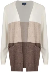Cashmere Strickjacken braun M