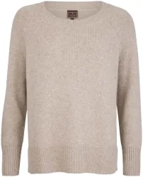 Cashmere Pullover hellbraun XL