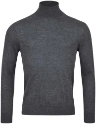 Cashmere Herren Pullover anthrazit XXL