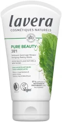 lavera Pure Beauty 3in1 Reinigung Peeling Maske