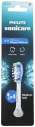 Philips Sonicare Ersatz Aufsteckbürsten Premium Plaque Defense C3 Hx9044/87 4 Stück