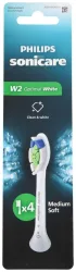 Philips Sonicare Ersatz Aufsteckbürsten Optimal White W2 Hx6064/87 4 Stück