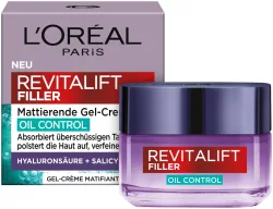 L'Oréal Paris Revitalift Filler Mattierende Gel-Creme Oil Control, 50ml