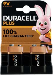 Duracell Batterien Plus 9V/6Lr61 2 Stück