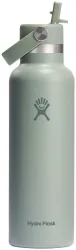 Trinkflasche mit Strohhalm 621ml