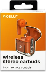 Celly Kopfhörer Wireless Orange
