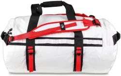 The North Face Duffel-Tasche Base Camp M TNF white/TNF black-elevation red