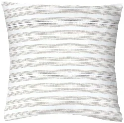 Naturaline Textil Naturaline Kissenbezug Percal 65x65, Stripe taupe