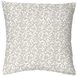 Naturaline Textil Naturaline Kissenbezug Percal 65x65, Blatt taupe
