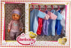 Max Bersinger Puppe 30 cm plus 6 Kleider