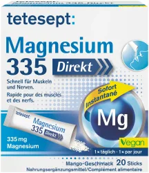 tetesept Magnesium 335 Direktsticks 20 Stück