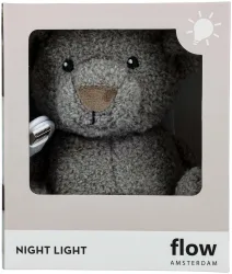 Flow Amsterdam Flow Plüsch Nachtlicht Lou grau