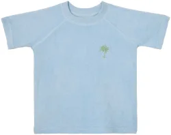 Naturaline Textil Naturaline Kinder T-Shirt grau blau 110/116