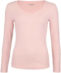 Naturaline Textil Naturaline Damen Top langarm rosa XL