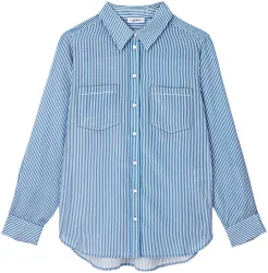 mykka Damen Bluse M blau