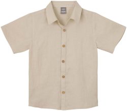 Naturaline Textil Naturaline Kinder Hemd beige 122/128