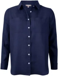 Naturaline Textil Naturaline Damen Bluse dunkelblau S