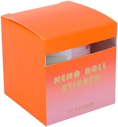 Flower Power Memo Roll Sticker