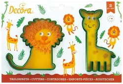 Decora Ausstecher Safari 2tlg