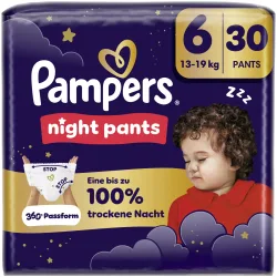 Pampers Night Pants Grösse 6 13-19kg 30 Stück