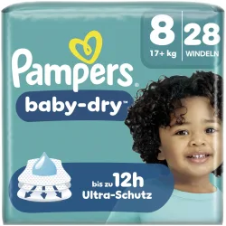 Pampers Baby Dry Windeln Grösse 8 Extra Large 17+ kg 28 Stück