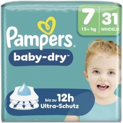 Pampers Baby Dry Windeln Grösse 7 Extra Large 15+kg 31 Stück