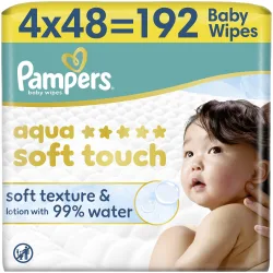 Pampers Feuchttücher Aqua Soft Touch 4x48 Stück