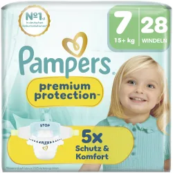 Pampers Premium Protection Windeln Gr.7 Extra Large 15+kg 28 Stück