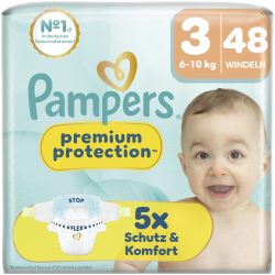 Pampers Premium Protection Windeln Gr.3 Midi 6-10kg 48 Stück