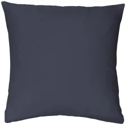 Naturaline Textil Naturaline Kissenbezug Percal 65x65, Uni marine