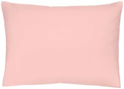 Naturaline Textil Naturaline Kissenbezug Percal 50x70, Uni rosa