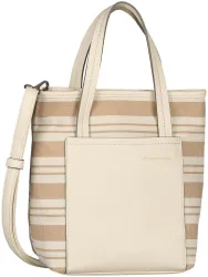 Tom Tailor Elodie Shopper beige gestreift