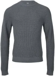 Naturaline Textil Naturaline Herren Pullover ash grey mel. L