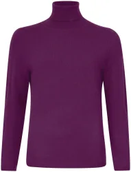 Cashmere Damen Pullover violett XL